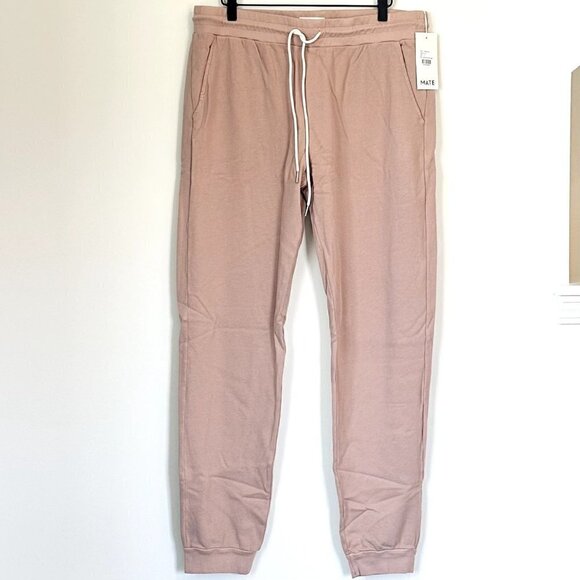 NWT MATE the Label Rose Organic Terry Classic Jogger - 1X - Picture 2 of 11